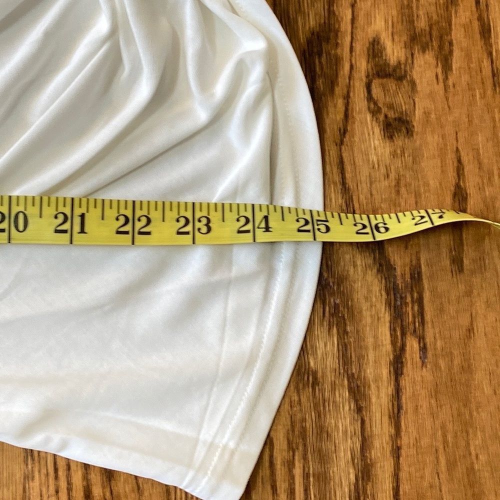 She + Sky White Twist Front Top - Large- Minimalist Capsule Casual - Picture 10 of 10